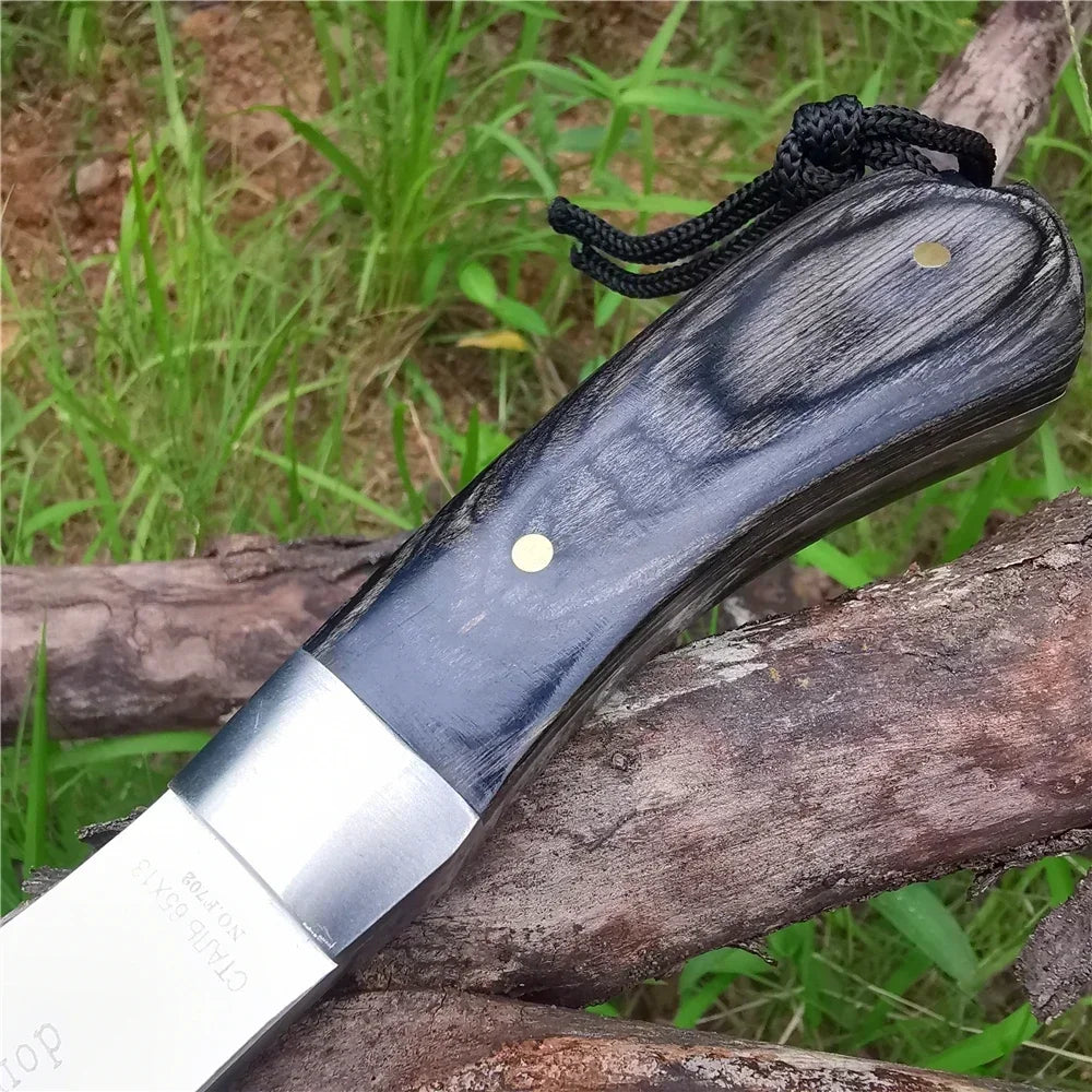 High Hardness Battle Axe: Outdoor Jungle Camping Bone Cutter, Fire Axe, and Life-saving Tool - Sharp, and Reliable for Survival