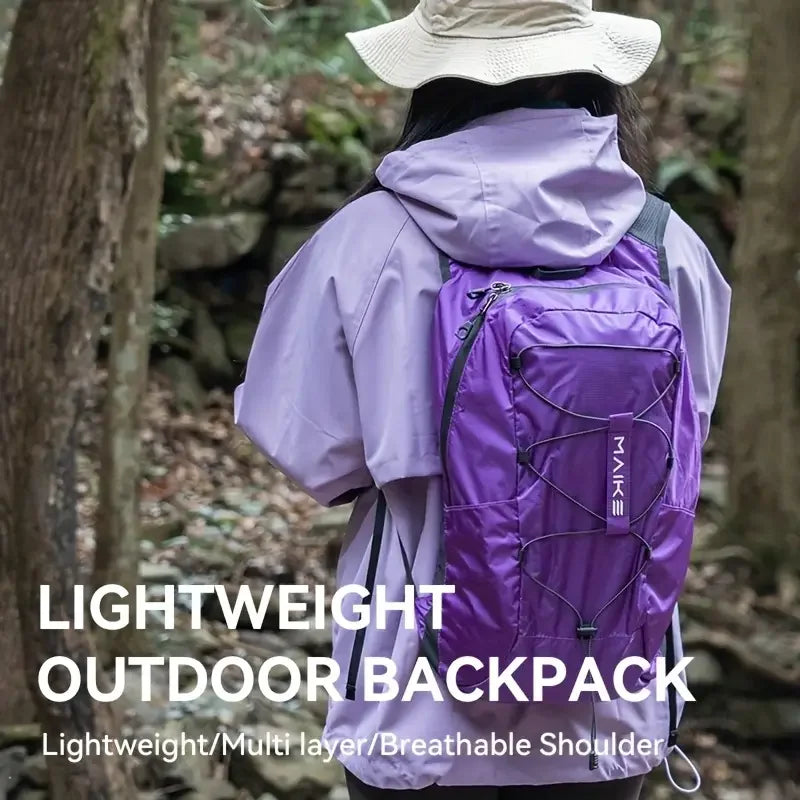 Maike Hiking Backpack Outdoor Sport Travel Bag Camping Mountaineering Travel for Women Men Small Hiking Backpack Shoulder Bag