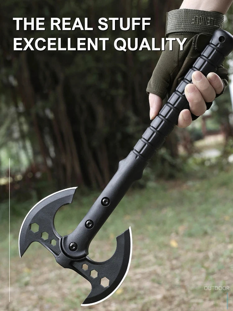 Tactical axe, mountain carving, woodworking axe, chopping wood, firefighting axe, vehicle mounted camping axe