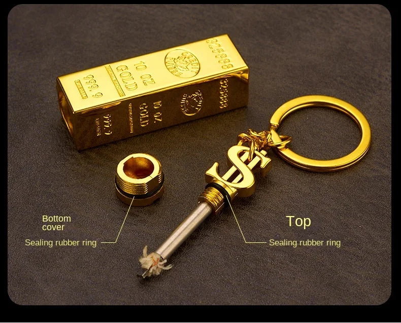 10000 Matches Key Chain Kerosene Torch Lighter Multi-function Portable Waterproof Cigarette Lighters Smoking Accessories Gadgets