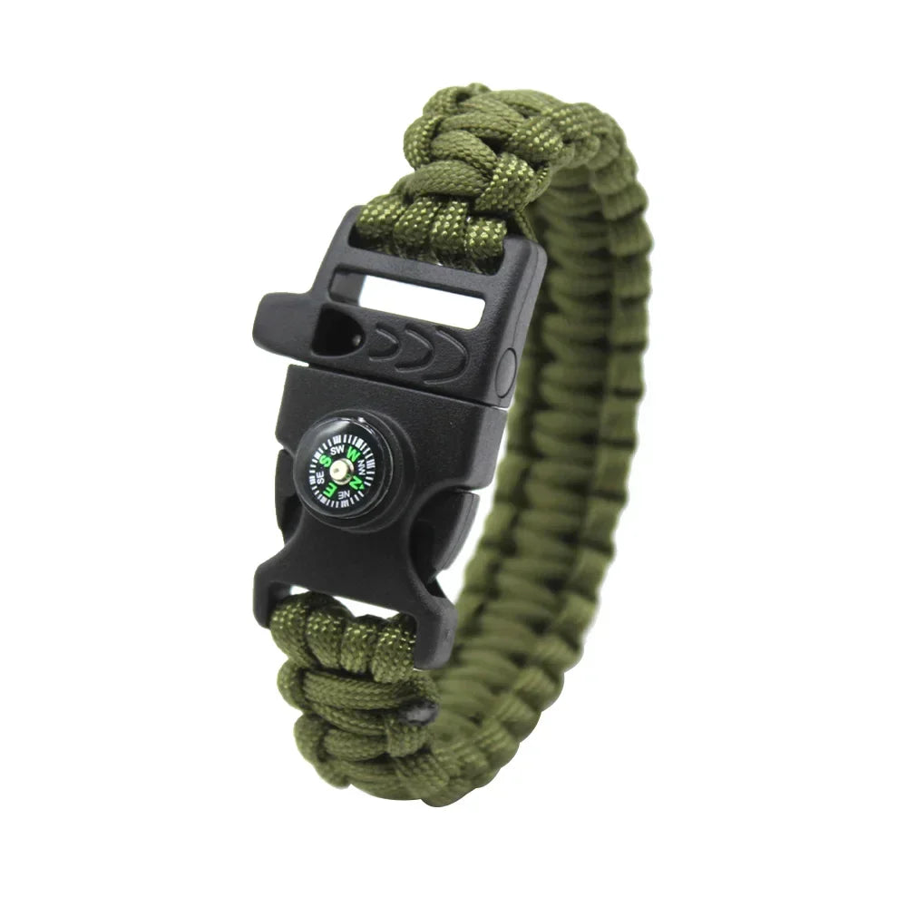Outdoor survival multi-functional bracelet, woven seven-core umbrella rope, outdoor emergency tool, cobra buckle bracelet