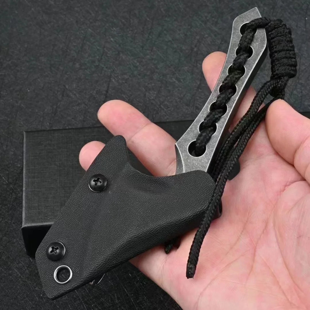 Camping axe hunting tools, outdoor small axe with K sheath, 9cr18mov steel, outdoor emergency equipment, logging tools, outdoor