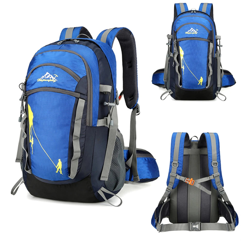 Hiking Backpack 40L, Lightweight Travel Backpack Camping Essentials Bag Outdoor Sport Daypack Trekking Hunting Adventure Gear