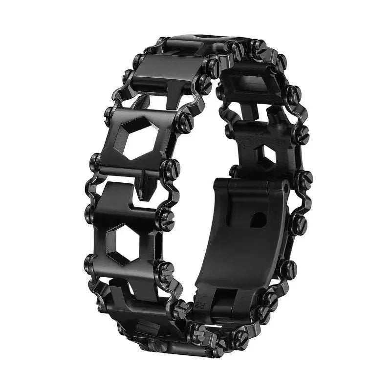 29-in-1 Stainless Steel Multi-function Tool Bracelet Outdoor Survival Emergency Watch Chain Accessory Portable Tool