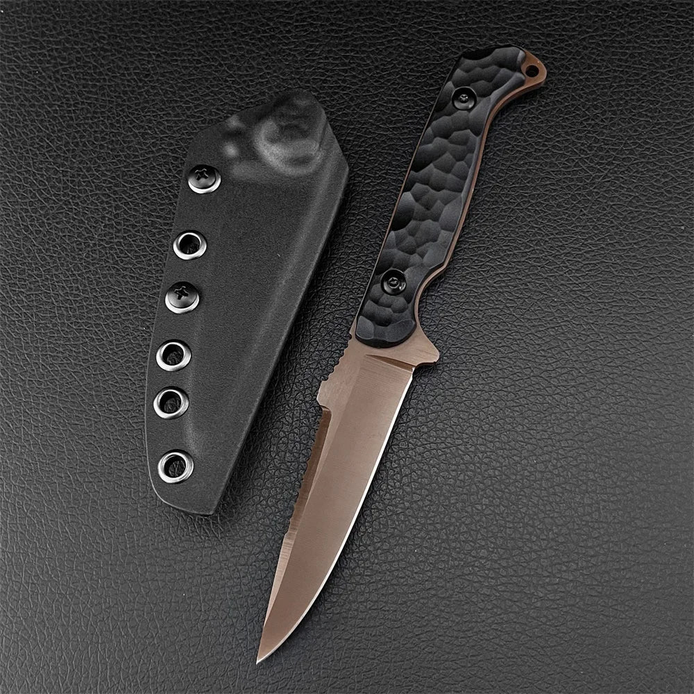 Hidden Canyon Hunter High Hardness 7Cr13Mov Fixed Blade Nylon Fiber Handle with Sheath Outdoor Jungle Self-Defense Tactical Tool