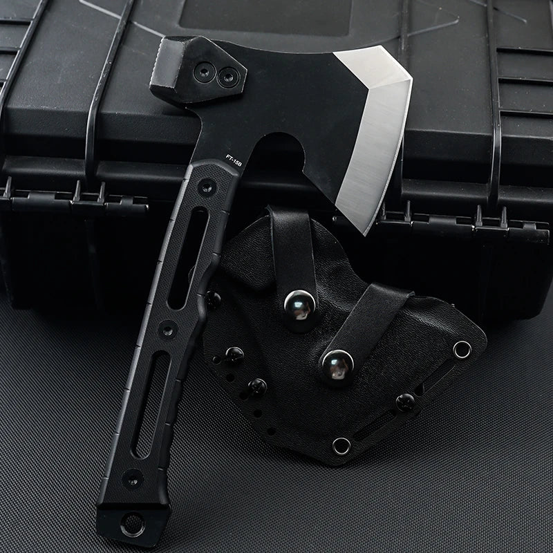 HX OUTDOORS Mercenarys Full Tang Camping Survival Touris Axe Hatchet Tactical Multifunctional Hunting Tools Tomahawk Hammer axes