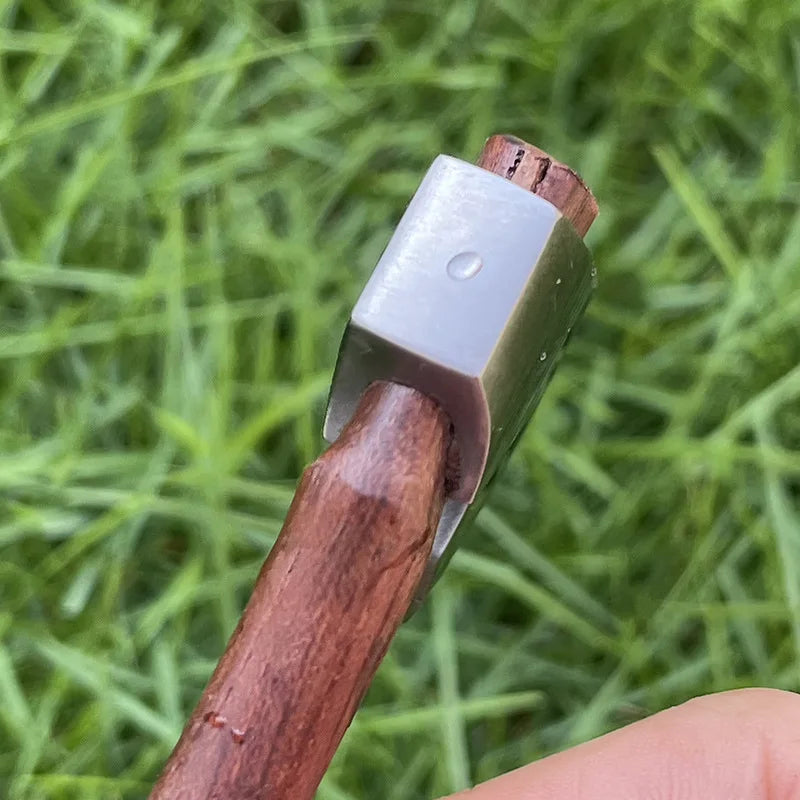 Trskt Small Outdoor Axe Firewood Cutting Camping Axe Equipment Battle Axe Mountain Cutting Kitchen Axe Edc Tool Dropshipping