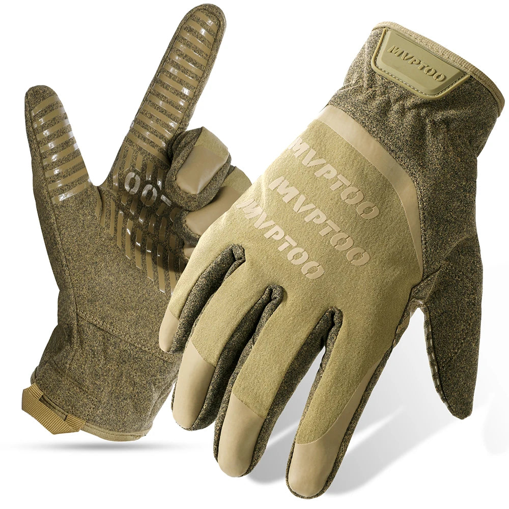 Winter Fleece Hunting Gloves Thermal TouchScreen Windproof Water-repellent Non-slip Accessories Sport Outdoor Hiking Camping Ski