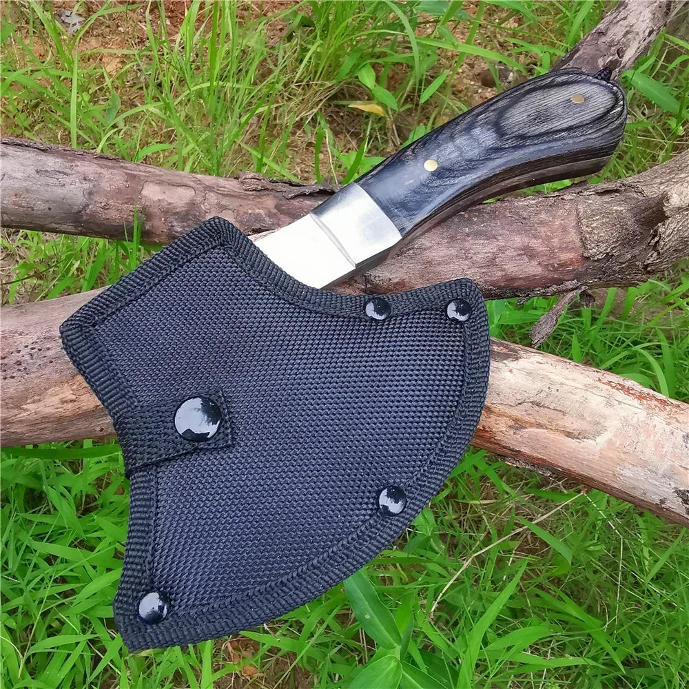 High Hardness Battle Axe: Outdoor Jungle Camping Bone Cutter, Fire Axe, and Life-saving Tool - Sharp, and Reliable for Survival