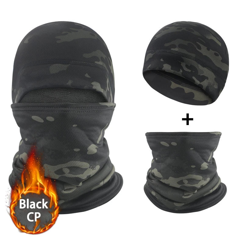 Winter Elastic Hunting Riding Fishing Warm Collapsible Camping Cap Men Outdoor Sports Running Climbing Windproof Camouflage Hat