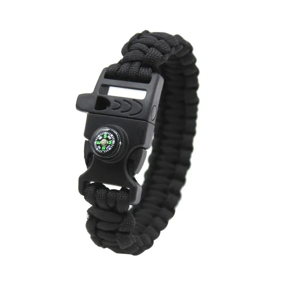 Outdoor survival multi-functional bracelet, woven seven-core umbrella rope, outdoor emergency tool, cobra buckle bracelet