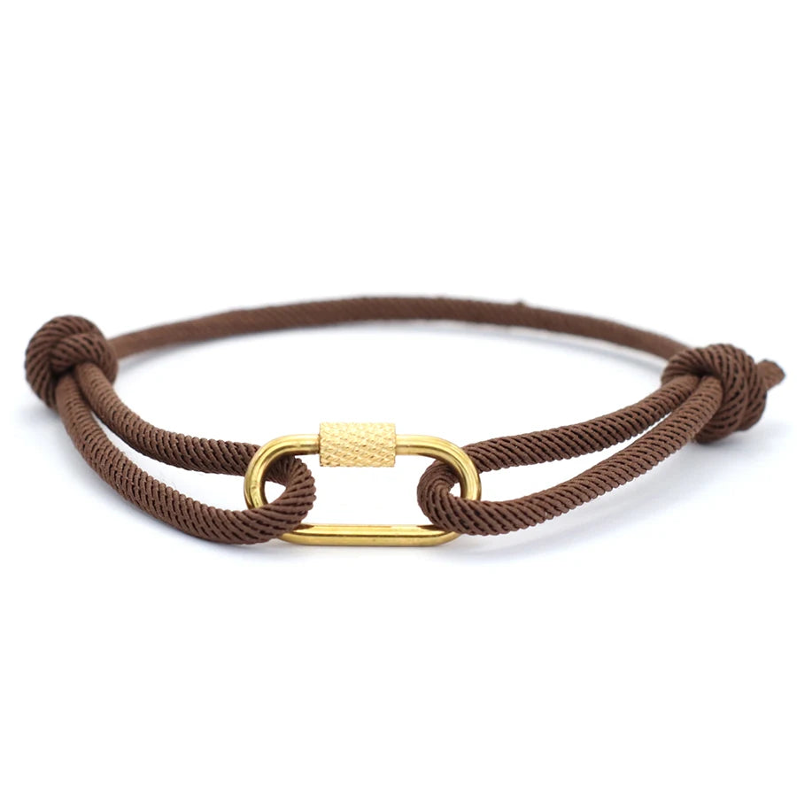 Adjustable Survival Bracelet With Multi-color Options Stainless Steel Clasp For Men Outdoor Adventures Grade A 3mm Rope Braslet