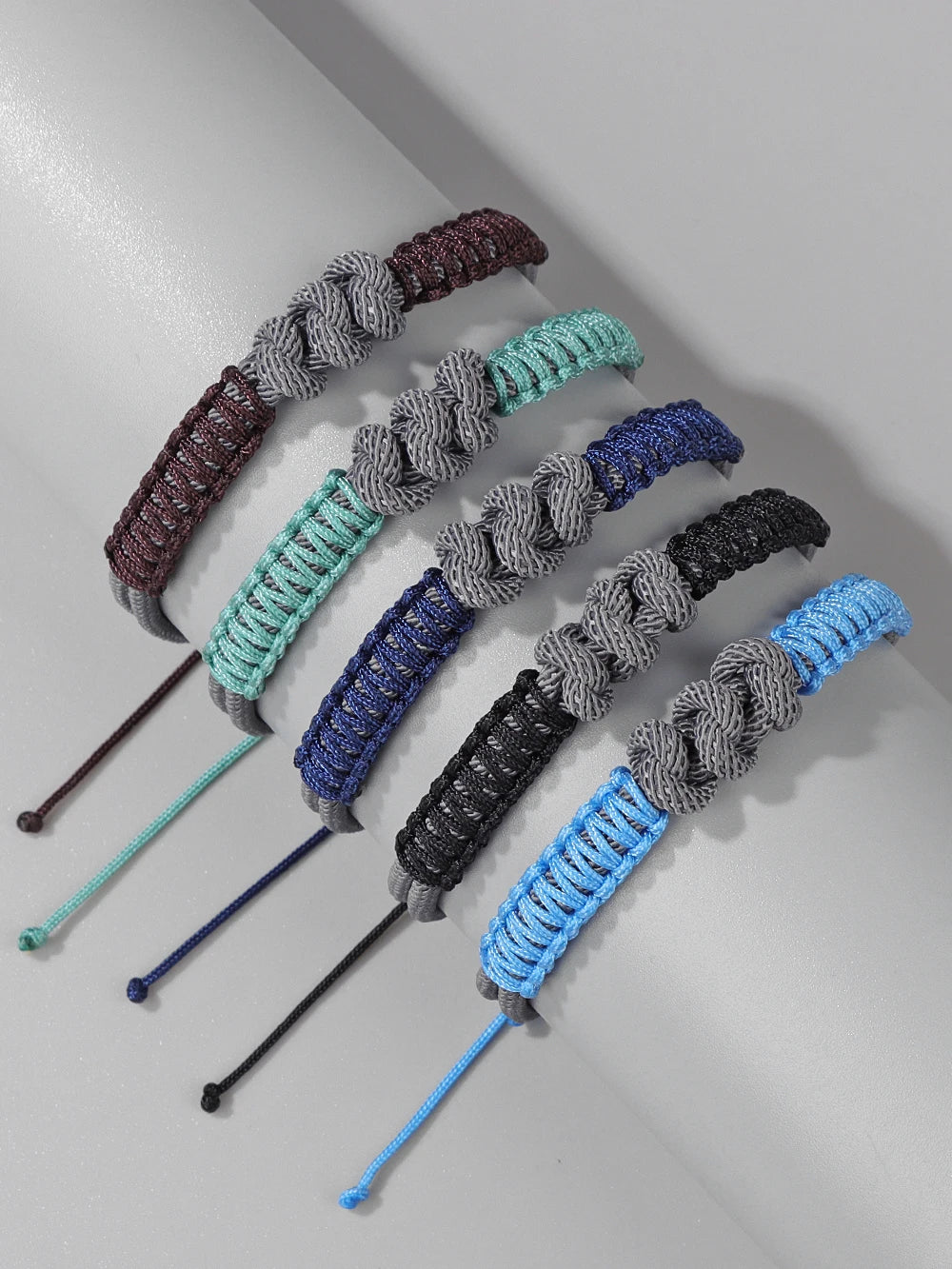 New Fashion Men Rope Bracelet Colorful Survival Braclet Gift For Him Camping Lucky Minimalist Yoga Party Jewelry Dropshipping