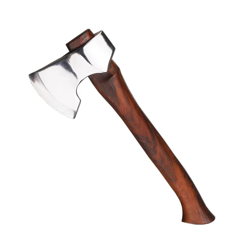Trskt Small Outdoor Axe Firewood Cutting Camping Axe Equipment Battle Axe Mountain Cutting Kitchen Axe Edc Tool Dropshipping