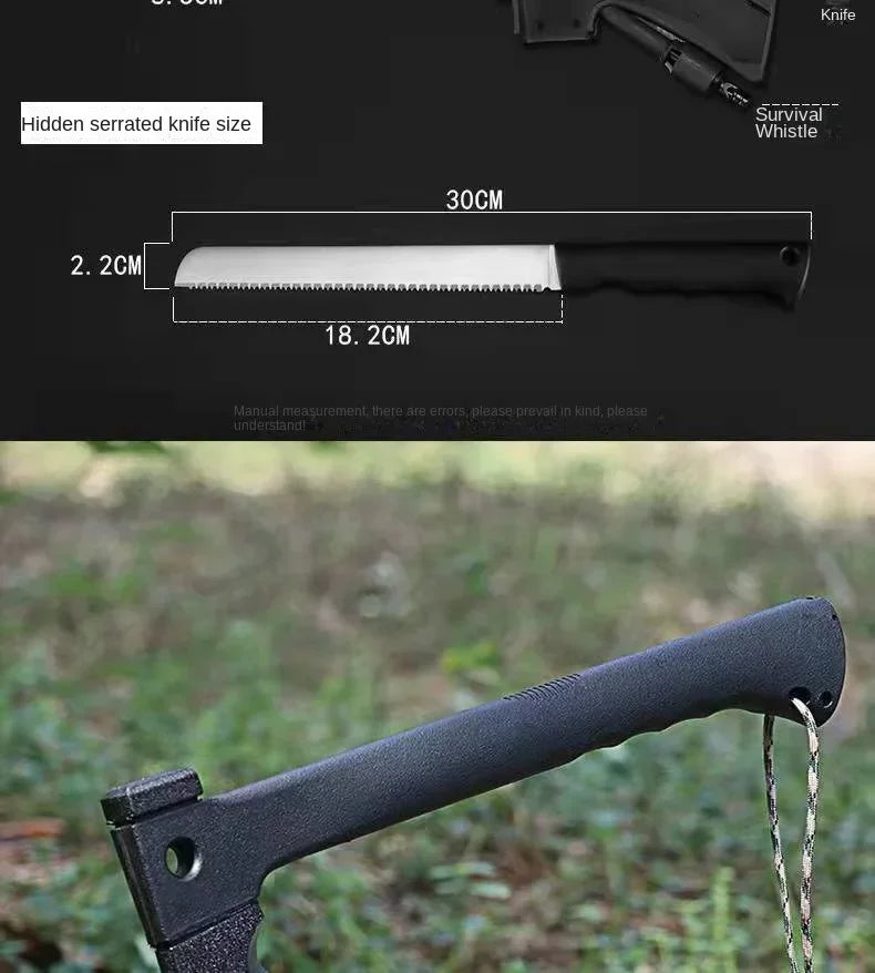 Outdoor Axe Mountain Caving Axe FirewoodTactical Camping Survival Equipment Mountain Cutting Axe multi tool tactical equipment