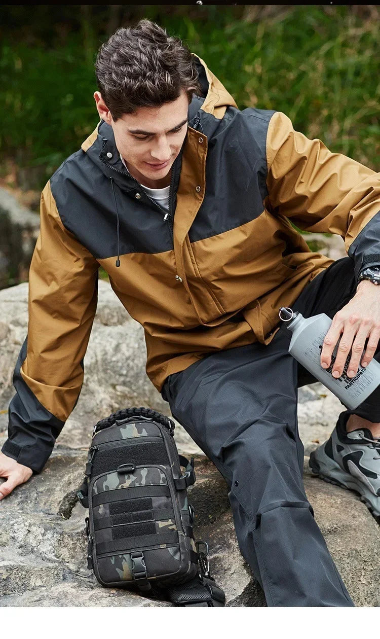 Outdoor camping chest bag tactical backpack sports shoulder hiking climbing ride fishing Moore Sling EDC EDC Fanny Pack
