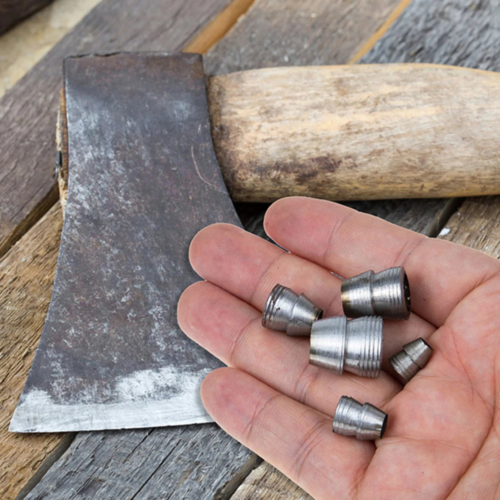 20 Pcs Metal Iron Wedges Hammer Handle Splitting Wedge Set For Axe Claw Hammer Steel For Carpentry Maintenance