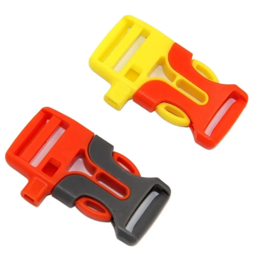 Safety Buckles Woven Bracelet Luggage Survival Tools Strap Buckles Emergency Buckles Whistle Buckles Quick Release Buckles