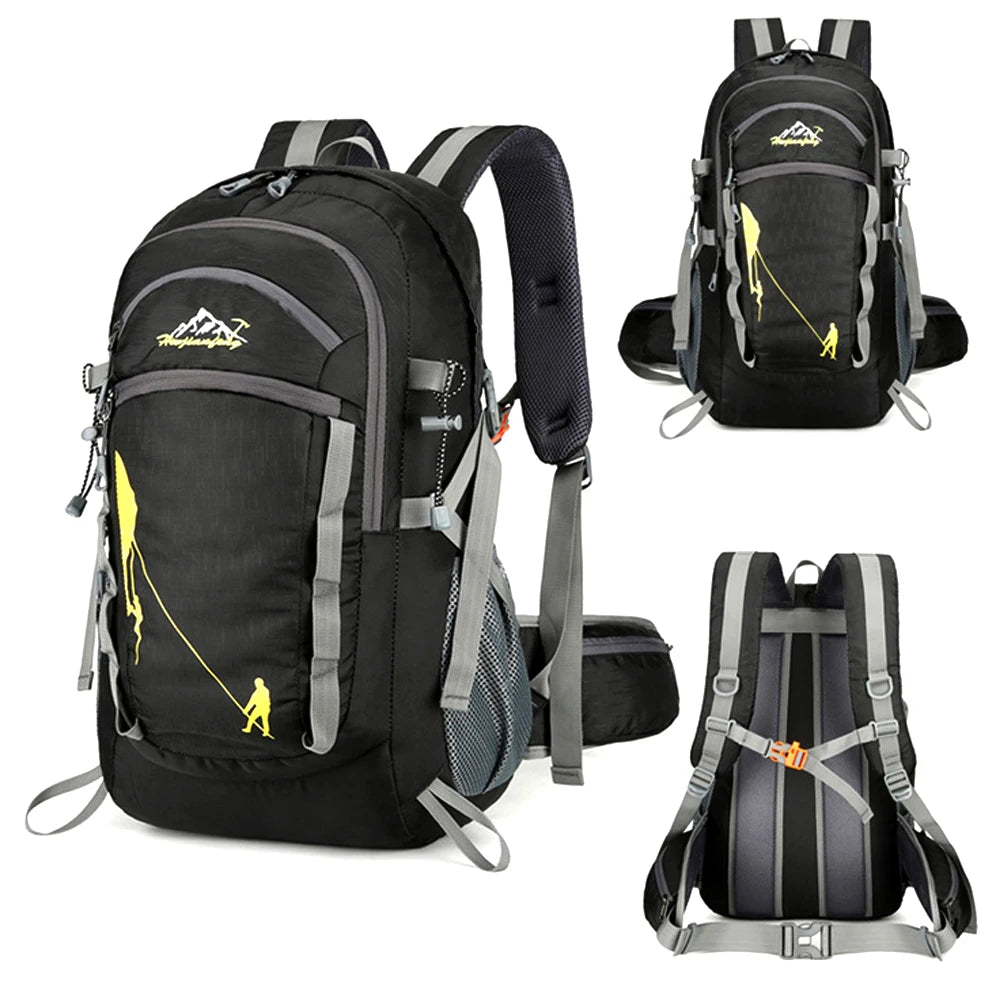Hiking Backpack 40L, Lightweight Travel Backpack Camping Essentials Bag Outdoor Sport Daypack Trekking Hunting Adventure Gear