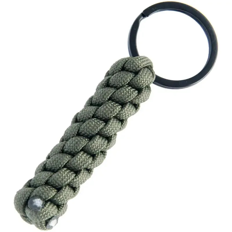 Paracord Keychain Outdoor Tactical Braided Rope Survival Tools Key Ring Nylon Knot Pendant Accessories For Camping Hiking