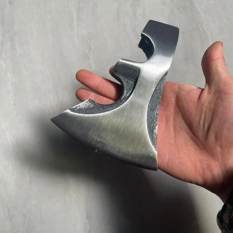 Survival Axe Heads Only Outdoor Camping Equipment Axe Head Steel Play Appreciate Ax Head Splitting Wood Firewood Hand Tools