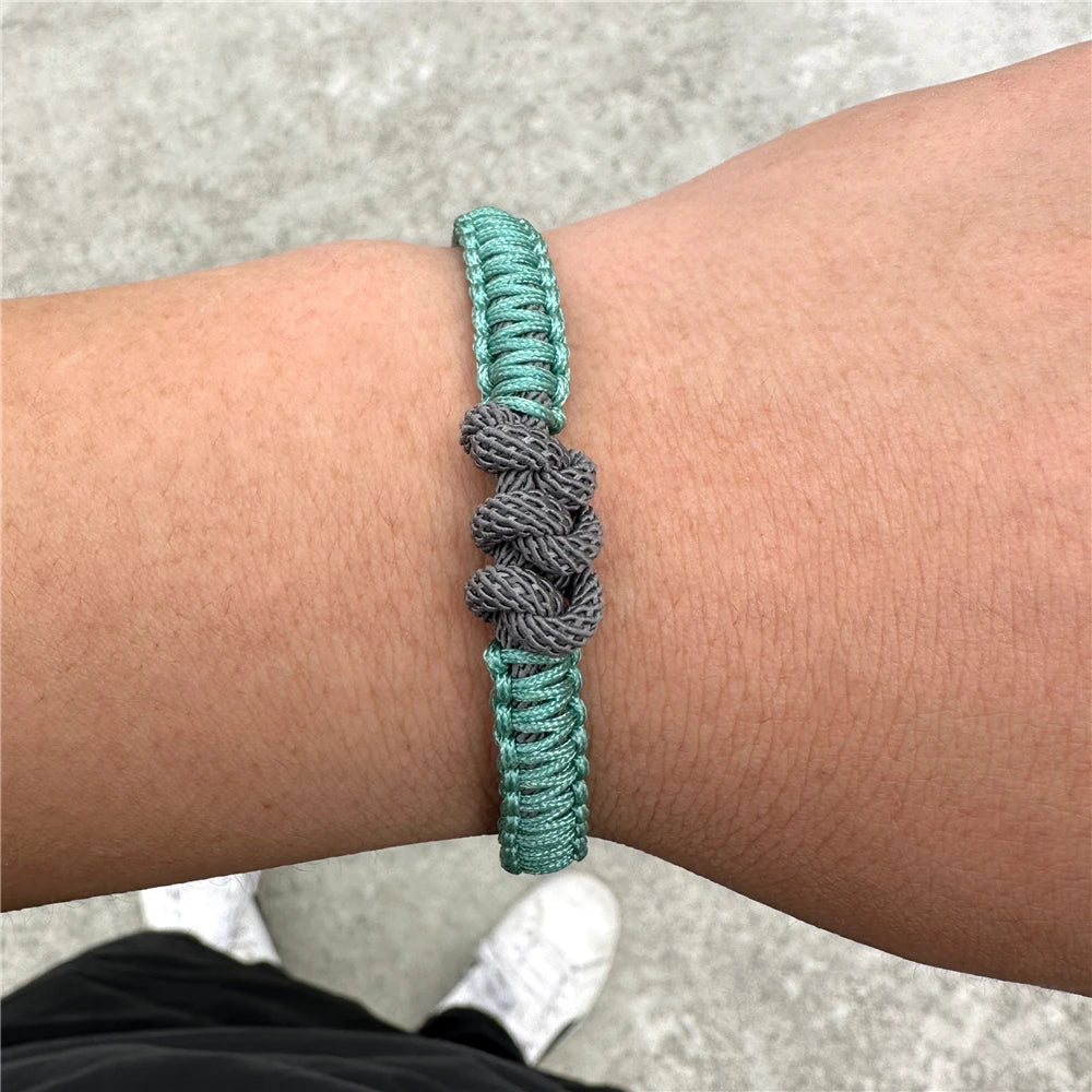 New Fashion Men Rope Bracelet Colorful Survival Braclet Gift For Him Camping Lucky Minimalist Yoga Party Jewelry Dropshipping