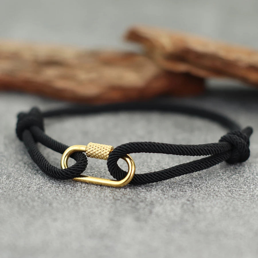 Adjustable Survival Bracelet With Multi-color Options Stainless Steel Clasp For Men Outdoor Adventures Grade A 3mm Rope Braslet
