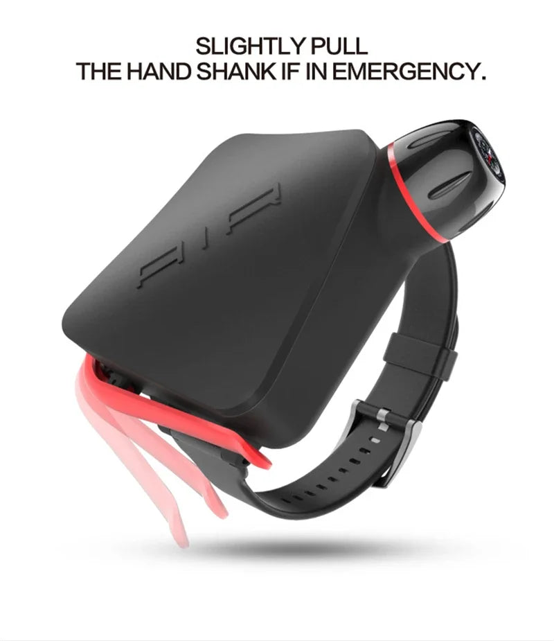 Anti-Drowning Bracelet TPU Lifesaving Wristband Swimming Diving Airbag Floating Kit Device Water Safety Bracelet
