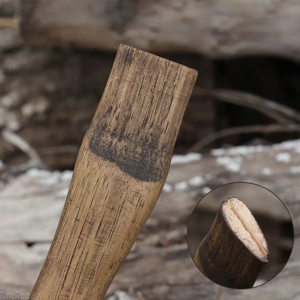 Walnut Axe Handle with Hole Wedge Accessories for DIY Outdoor Axes Hammers Survival Camping Gear Tomahawk Viking Axe