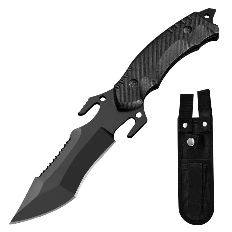 Portable High Hardness Survival Knife Straight Outdoor Tool Pocket Military Hunting Tactics Knife