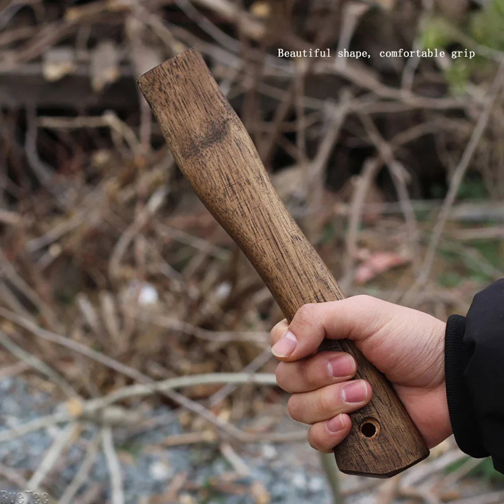 Walnut Axe Handle with Hole Wedge Accessories for DIY Outdoor Axes Hammers Survival Camping Gear Tomahawk Viking Axe