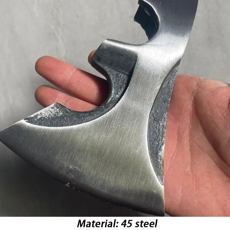 Survival Axe Heads Only Outdoor Camping Equipment Axe Head Steel Play Appreciate Ax Head Splitting Wood Firewood Hand Tools
