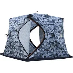 YOUSKY Tents Outdoor Camping 3-4 Person Oxford Snow Tent Pop Up Travel Tent Ice Fishing Tents
