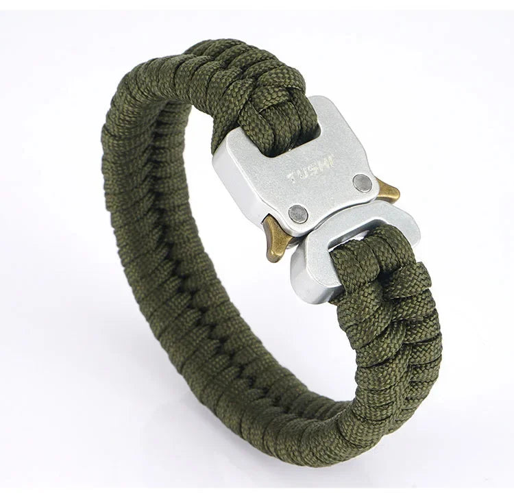 Outdoor survival multi-functional bracelet, woven seven-core umbrella rope, outdoor emergency tool, cobra buckle bracelet
