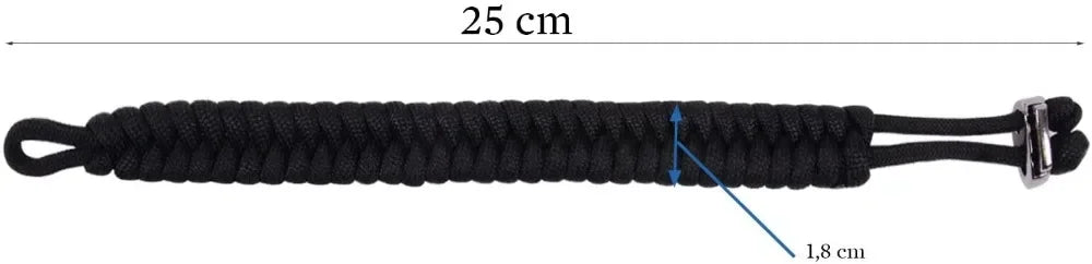 Adjustable Survival Emergency Bracelet 550 Paracord Cord Bracelet Weaving Cord for Camping Hiking Outdoor Accessories