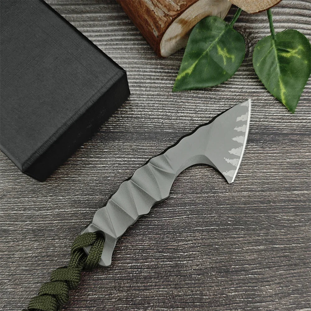 Mini Axe Outdoor Fixed Blade D2 Blade and Handle High Hardness Hunting Self Defense EDC Tactical Rescue Tool with Original Box