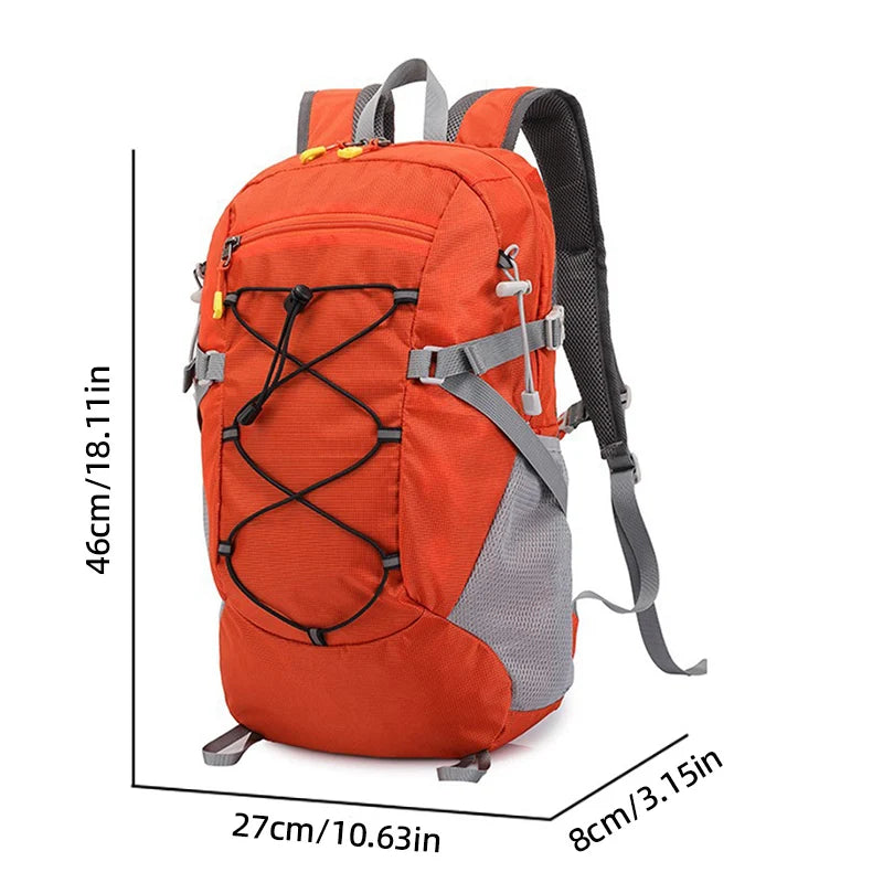 Hiking Backpack 25L Mountaineering Backpacks Large Climbing Rucksack Outdoor Camping Bags Waterproof Foldable Men Sports Packs