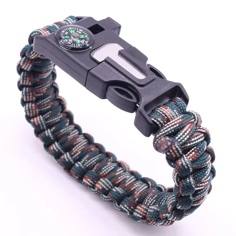 Umbrella Rope Bracelet Survival Bracelet Multifunctional Five-in-One Multifunctional Outdoor Umbrella Rope Camping Adventure
