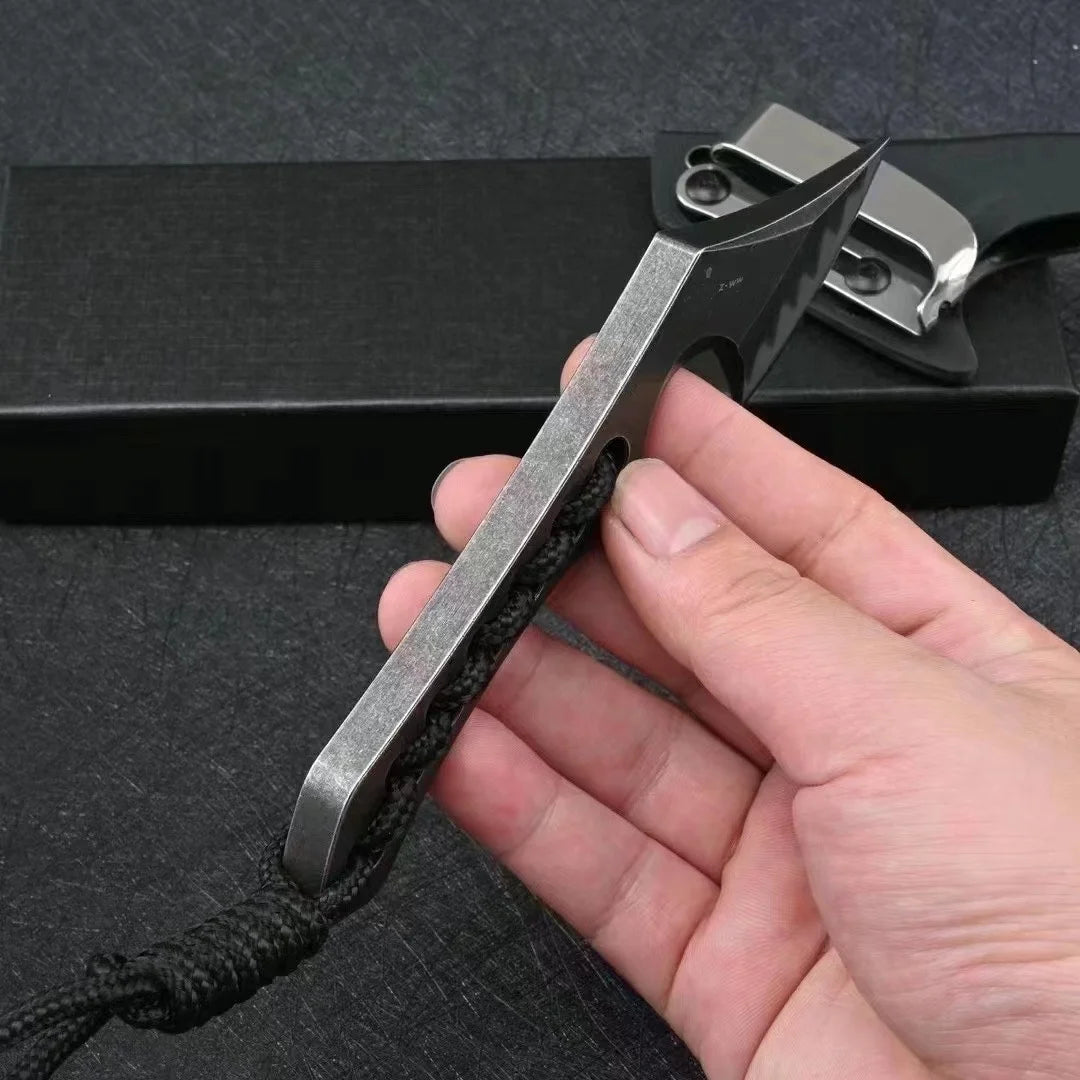 Camping axe hunting tools, outdoor small axe with K sheath, 9cr18mov steel, outdoor emergency equipment, logging tools, outdoor