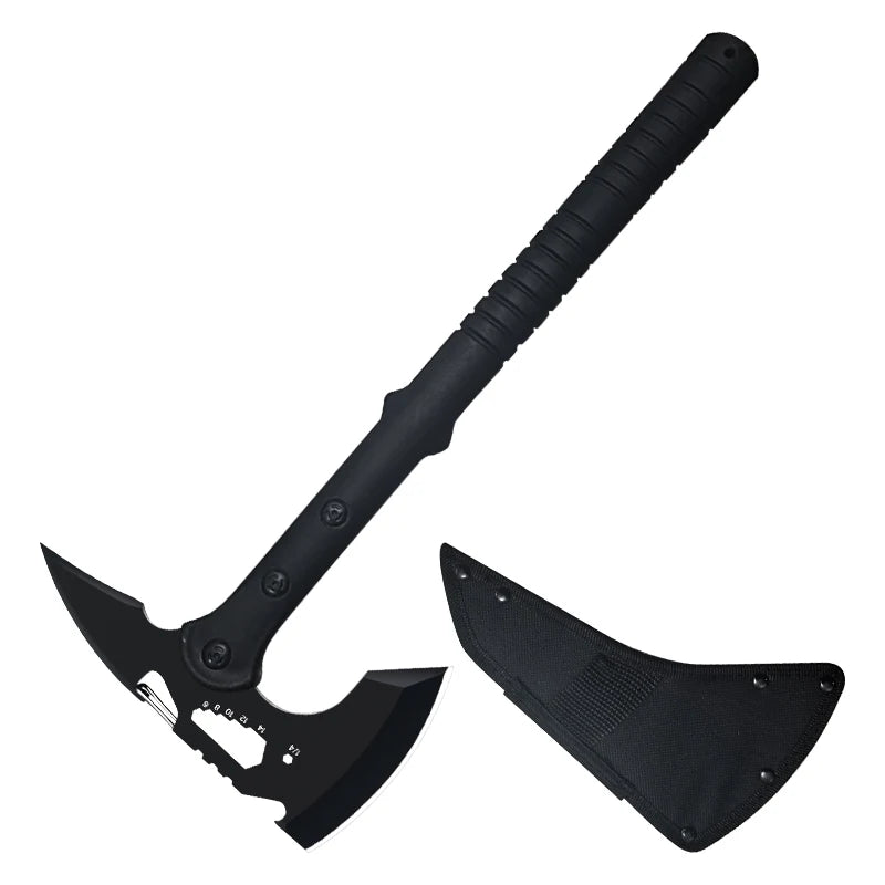Multi-Function Tactical Axe Mountain Blade Hand Axe Knife Outdoor Self-Defense Survival Weapon Special Firewood Chopping Enginee