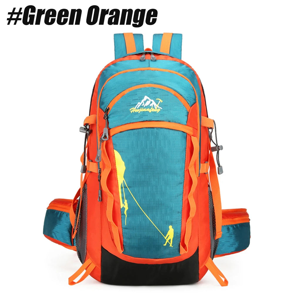 Hiking Backpack 40L, Lightweight Travel Backpack Camping Essentials Bag Outdoor Sport Daypack Trekking Hunting Adventure Gear