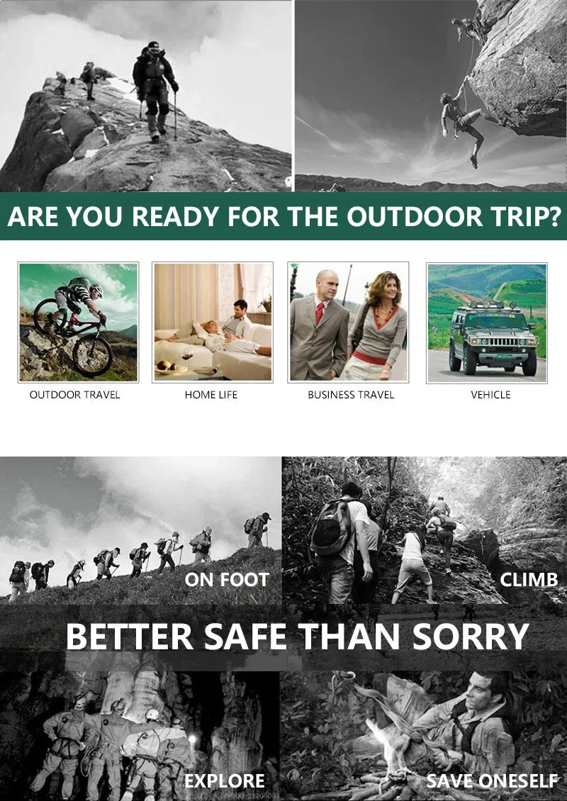 Outdoor survival multi-functional bracelet, woven seven-core umbrella rope, outdoor emergency tool, cobra buckle bracelet