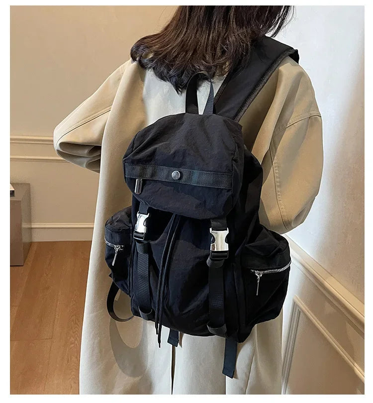 2025 Outdoor Hiking Backpack Large Capacity Waterproof Durable Rucksack for Students Travel Fitness Gym