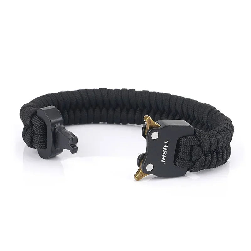 Outdoor survival multi-functional bracelet, woven seven-core umbrella rope, outdoor emergency tool, cobra buckle bracelet