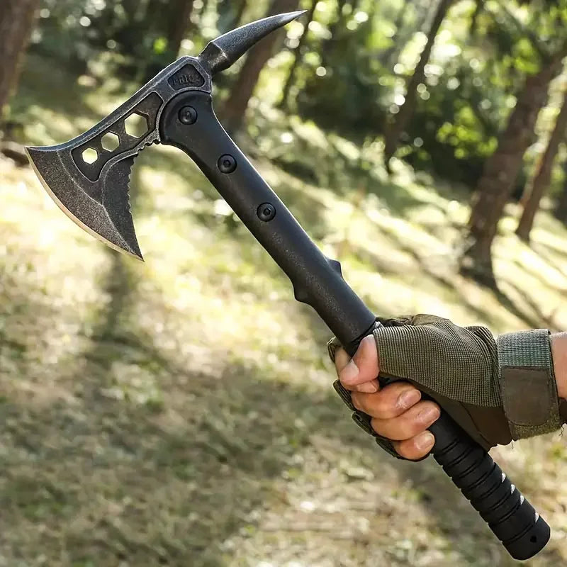 1 Portable Axe, Multifunctional Survival Axe, Pointed Axe, Hammerhead Axe, Chili Axe, Sharp, with a High Toughness Handle