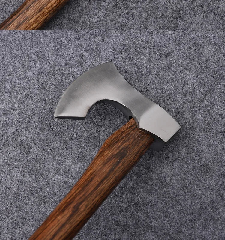 Outdoor camping firewood chopping tree head axe camping forging axe