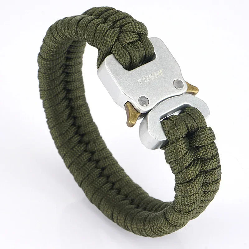 Outdoor survival multi-functional bracelet, woven seven-core umbrella rope, outdoor emergency tool, cobra buckle bracelet