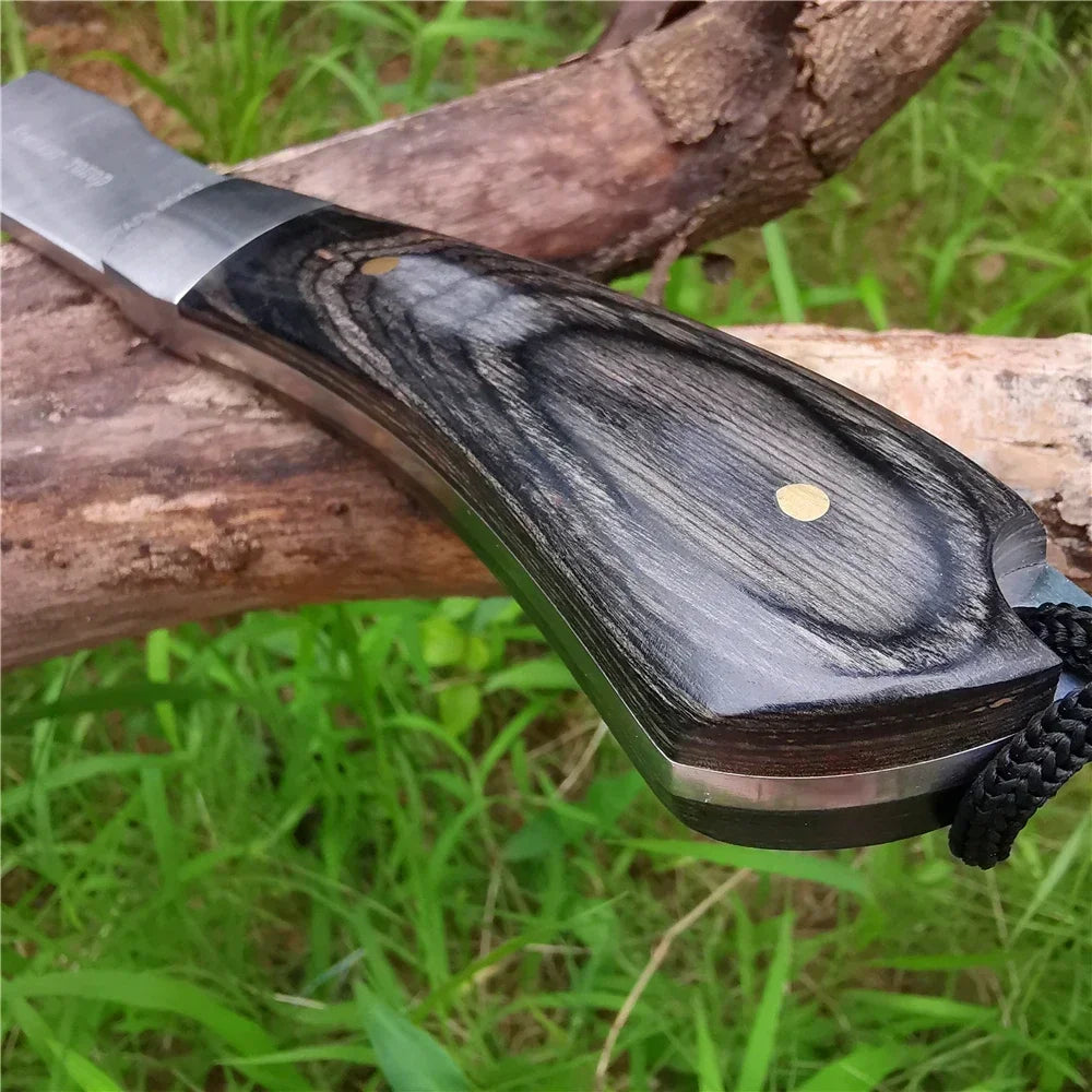 High Hardness Battle Axe: Outdoor Jungle Camping Bone Cutter, Fire Axe, and Life-saving Tool - Sharp, and Reliable for Survival