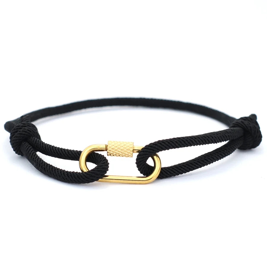 Adjustable Survival Bracelet With Multi-color Options Stainless Steel Clasp For Men Outdoor Adventures Grade A 3mm Rope Braslet