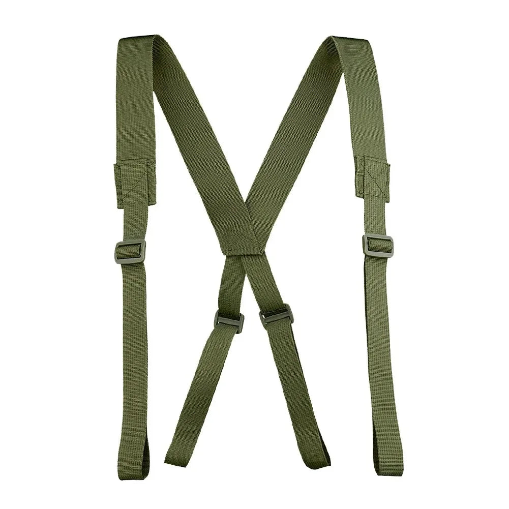 Tactical MOLLE Harness Nylon Shoulder Straps Heavy-Duty Gear for Outdoor Airsoft Hiking Camping Hunting Tactical Missions